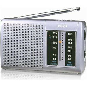 Haeger Goal 5608 - AM/FM Noodradio - Compact - Draagbaar - Duurzaam
