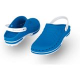 Medische Klomp Wock Clog Steri-Tech Wit Middenblauw