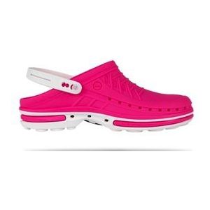 WOCK  Zorgklompen Clog 2564 Roze/Wit - Maat 41/42