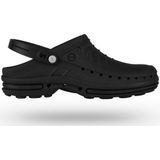WOCK - Zorgklompen Clog - Zwart - Antislip - Ademend