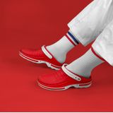 Wock - Clog Steri-Tech - Medische Klomp - Wit Rood - Kunststof