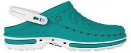 Medische Klomp Wock Clog Steri-Tech Wit Groen