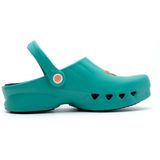 Wock Slippers Klompen Nube - Groen - Professioneel - Rubber - Antislip