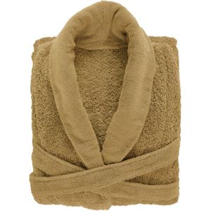 Abyss & Habidecor Badjas - Geel - 100% Katoen - Effen