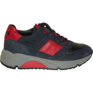 Koel4kids - 30M003-501 - Veterschoenen - Blauw - Leer