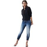 Salsa - Push Up Wonder - Spijkerbroek - Blauw - 92% Katoen, 6% Elastomultiester, 2% Elastaan