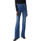 Salsa - Faith Flare Jeans - Blauw - Katoen