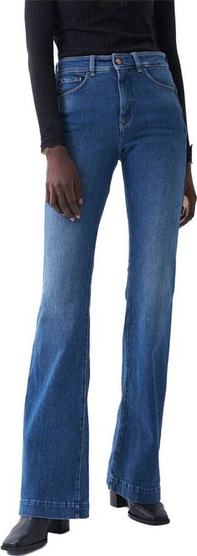 Salsa - Faith Flare Jeans - Blauw - Katoen