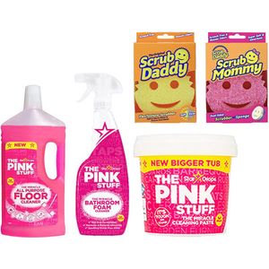 The Pink Stuff & Scrub Daddy | Ultieme Schoonmaakset 5-delig
