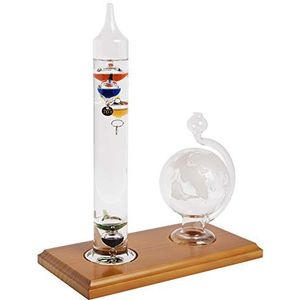 ACURITE 00795A2 Galileo Thermometer met glazen bol barometer, barometerset