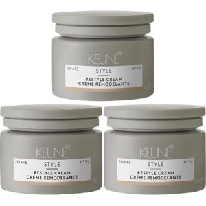 Keune Style - Restyle Cream - 3 x 125 ml