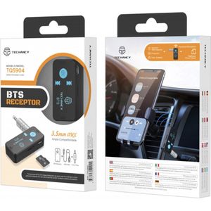 Bluetooth Zender - Bluetooth Ontvanger - AUX Bluetooth Auto - Muziek - Car music - Auto accessoires