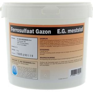 Van Wesemael Ferrosulfaat voor gazons 5 kg