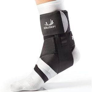 Bioskin Enkelbandage Trilok - voet- en enkelbandage bij verstuikingen, plantaire fasciitis, PTTD, peesschedeontsteking en actieve enkelstabiliteit, licht en hypoallergeen