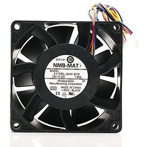 NMB 3115RL-04W-B76 8038 8cm 12V 1.6A 4-wire PWM speed control cooling fan