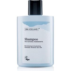Spa of Iceland Shampoo 300 ml - Geef het haar volume en glans - Met voedende zoete Amandelolie en puur IJslands zeezout