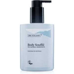 Spa of Iceland Body Soufflé 300 ml - Verzorgd en hydrateert de huid - Met verzachtende zoete amandelolie, voedende cacaoboter en een zachte geur van IJslands mos en tijm.