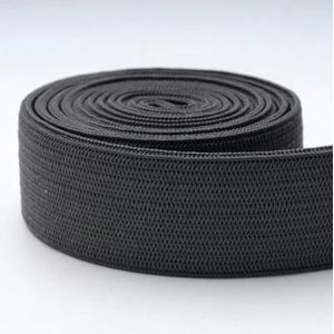 20 mm kleurrijke hoog-elastische elastische banden touw rubberen band 2 cm spandex lint naaien kant trim tailleband kledingstuk accessoire-donkergrijs