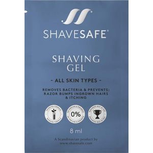 Shavesafe Travel Shaving Gel 8 ml 2 stk.