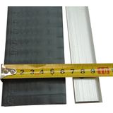 Raxit - Deurstrip - Deurrubber - 1 Meter - Roestvrij - Versterkt met Staaldraden