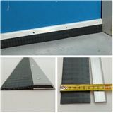 Raxit - Deurstrip - Deurrubber - 1 Meter - Roestvrij - Versterkt met Staaldraden