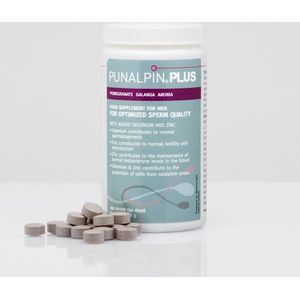Punalpin PLUS (30 dagen) - Betere Sperma Kwaliteit en Betere Vruchtbaarheid Man - Zink - Selenium - Granaatappel