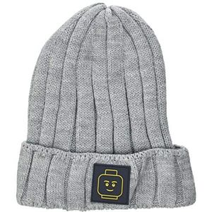 Lego Wear Lwantony-gebreide beanie-muts voor jongens, 921 Grey Melange, 50/52 cm