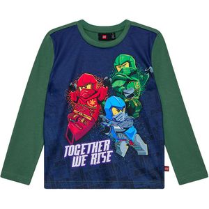 Kabooki Uniseks T-shirt, groen, 104 cm