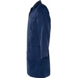 Fristads - Stofjas - 3/4 Mouwen - Blauw - Duurzaam - Druknoopsluiting - Functionele Zakken