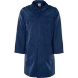 Fristads - Stofjas - 3/4 Mouwen - Blauw - Duurzaam - Druknoopsluiting - Functionele Zakken