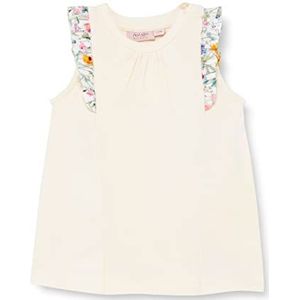 Noa Noa miniature Meisjes Baby Soft Organic Cotton Bodystocking, White Swan, 0 maanden