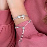 Pandora armband met hartsluiting lengte 17
