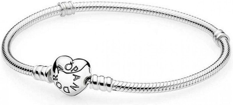 Pandora armband met hartsluiting lengte 17