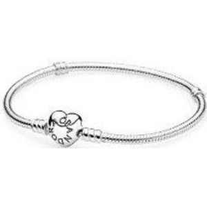 Pandora Armbänder Moments Schlangenkettenarmband mit Herzverschluss 59071916