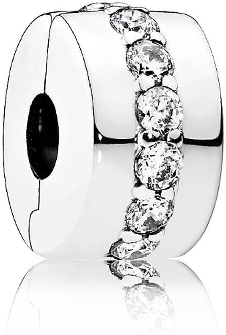 Pandora - 791972CZ - Clipbedel - Clear Sparkling Row