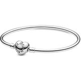 Pandora - Moments - Armband - Sterling Zilver - Hartvormige Sluiting