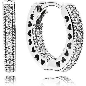 Pandora Oorbellen klap oorringen Cubic Zirconia 296317CZ