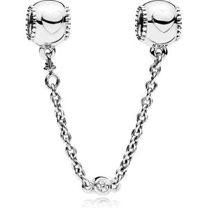 Pandora - Reliëf Harten Clip - Bedel - Zilver