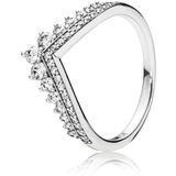 PANDORA - Princess Wish Ring - 925 Sterlingsilber - Versierd met Zirkoniasteentjes