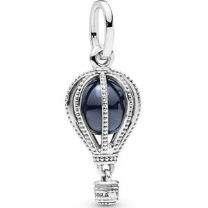 Pandora - Moments - Blauwe Luchtballon Reis - Hangende Bedel