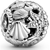 Pandora Charms Seestern-, Muschel- und Herz-Charm 798950C00