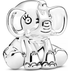 Pandora Ellie de olifant bedel van sterling zilver, Eén maat, Sterling zilver, Niet van toepassing