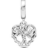 Pandora - Timeless - Oorstekers - Hartvorm - 14 Karaat Roségoud Verguld - Zirkonia