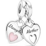 Pandora Bedel Moeder/Dochter Split Hart 799187C01