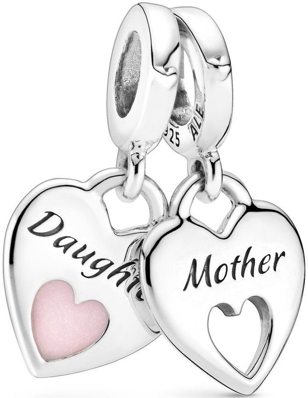 Pandora Bedel Moeder/Dochter Split Hart 799187C01