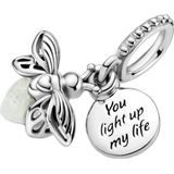 Pandora - 799352C01 - Glow-in-the-dark Firefly - Hangende Bedel
