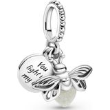 Pandora - 799352C01 - Glow-in-the-dark Firefly - Hangende Bedel