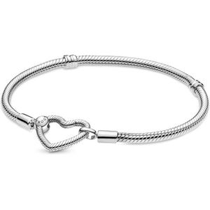 Pandora Armbänder Pandora Moments Schlangenkettenarmband mit Herzschnalle 599539C00