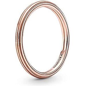 Pandora, Armband van 925 sterling zilver, geen sieraad voor dames, zilverkleurig, 17,50 cm – 599662C00-3, 17,50 cm, sterling zilver, 17,50cm
