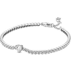 PANDORA Armband Timeless ""Funkelndes Herz"" silber, Zirkonia 590041C01 PANDORA Armband Timeless ""Funkelndes Herz"" silber, Zirkonia 590041C01-16 cm